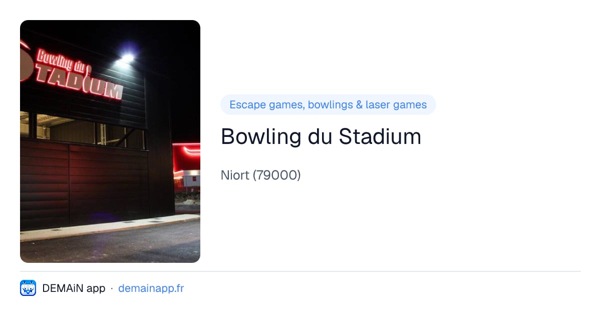 Bowling du Stadium — Niort