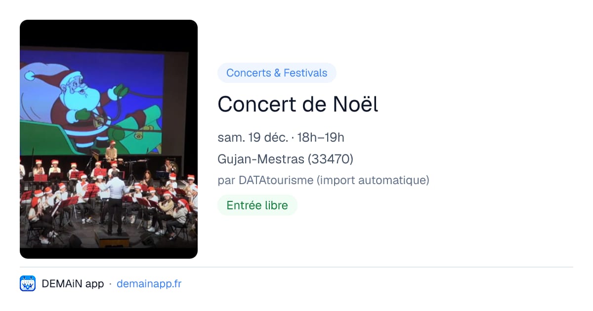 Concert de Noël — Gujan-Mestras
