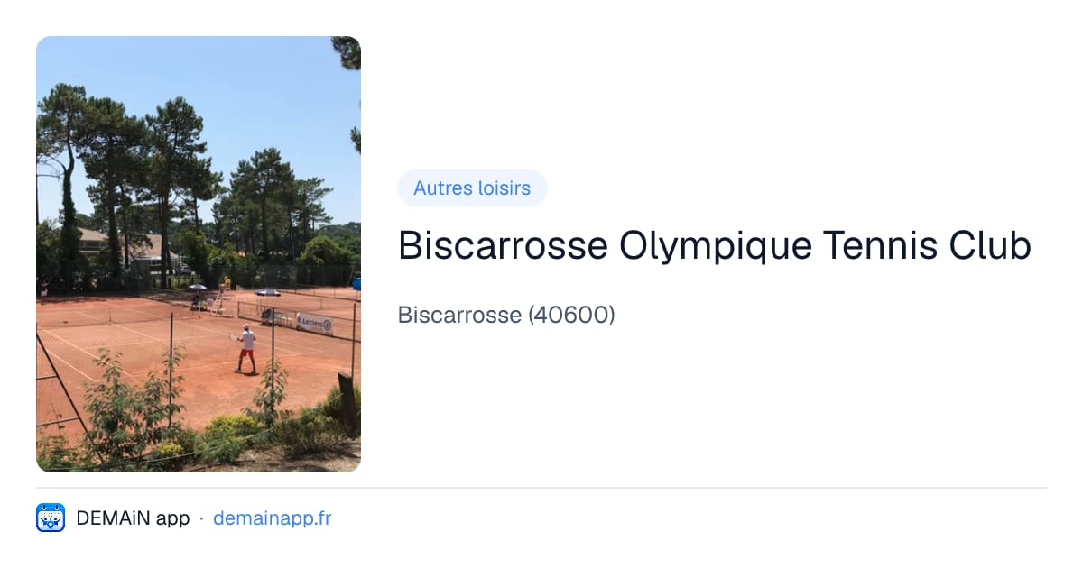 Biscarrosse Olympique Tennis Club — Biscarrosse