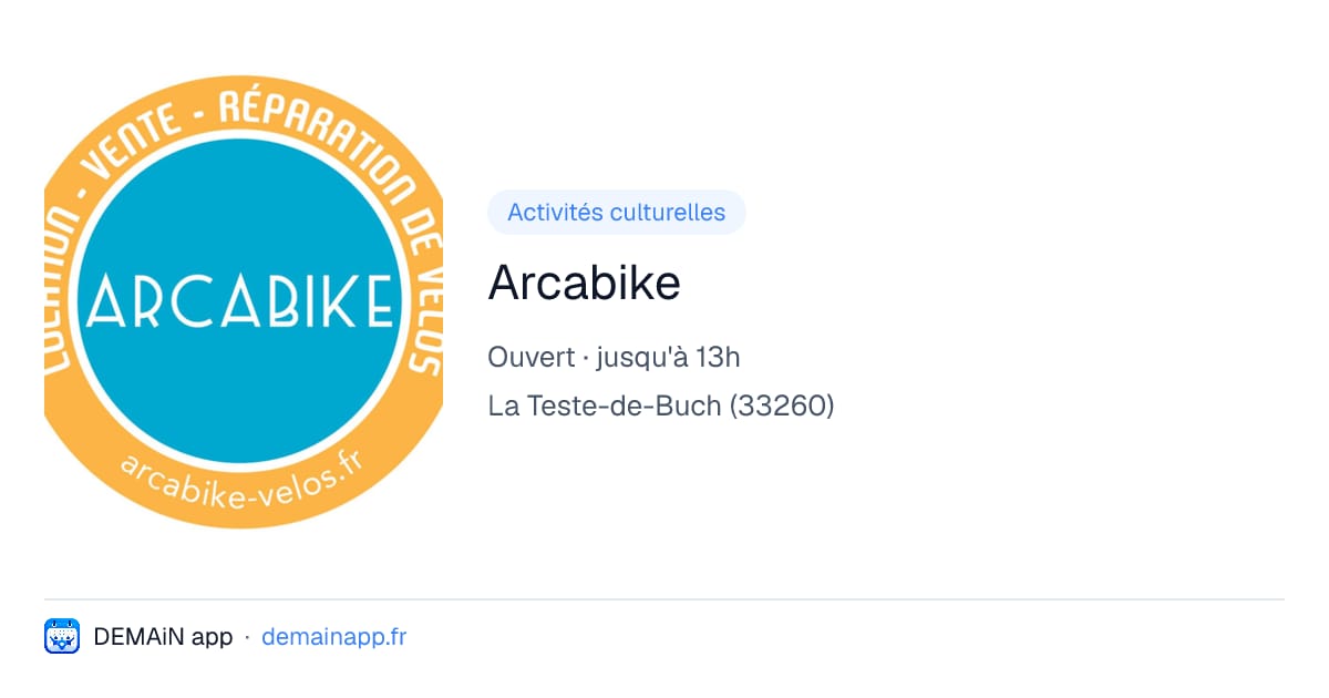 Arcabike — La Teste-de-Buch