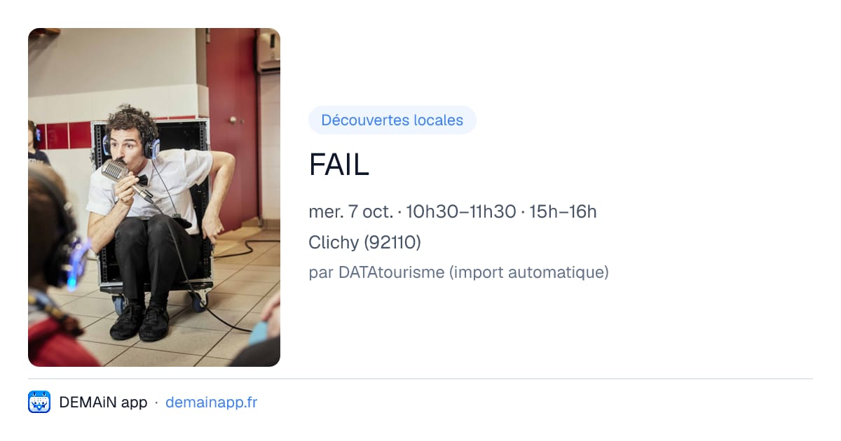 FAIL — Clichy