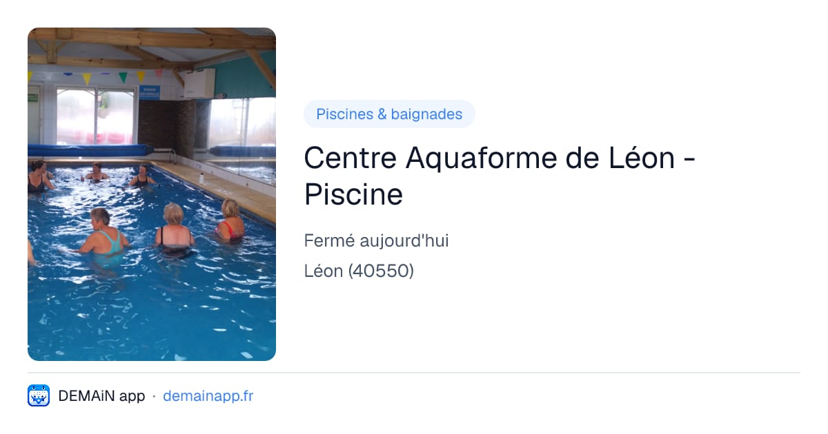 Centre Aquaforme de Léon - Piscine — Léon