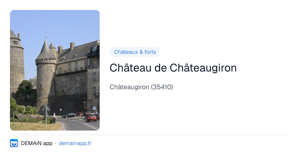 Château de Châteaugiron — Châteaugiron