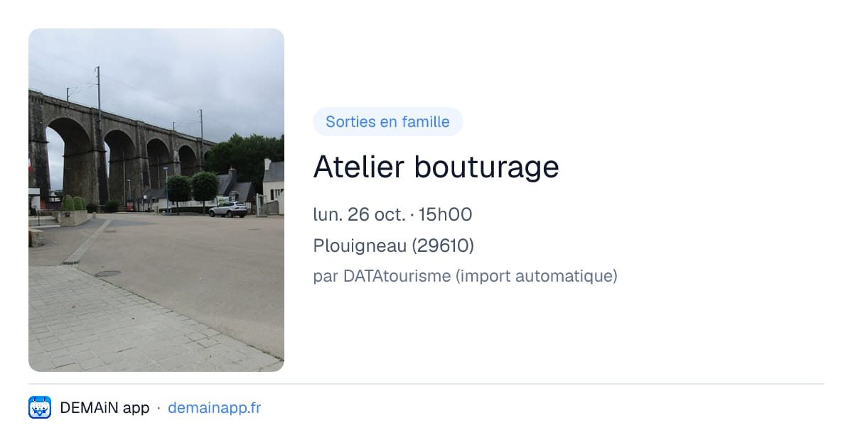Atelier bouturage — Plouigneau