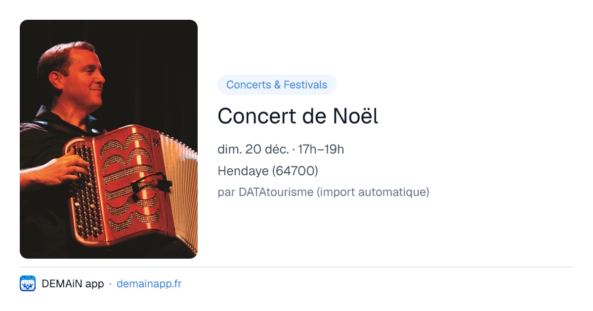 Concert de Noël — Hendaye