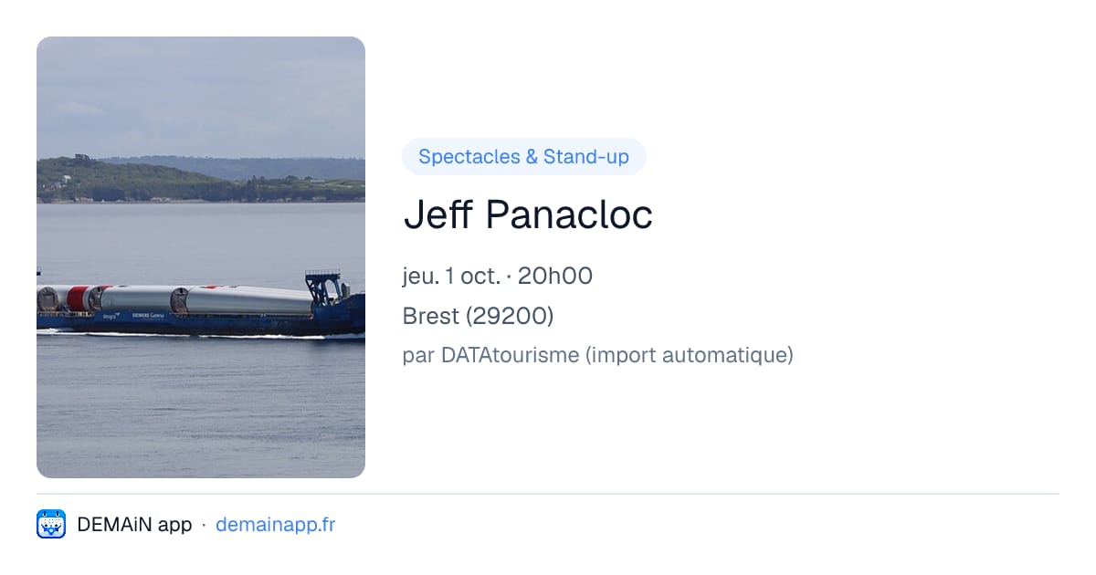 Jeff Panacloc — Brest