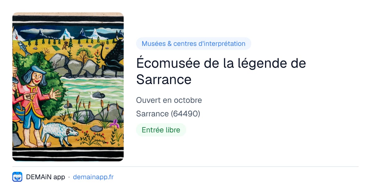 Écomusée de la légende de Sarrance — Sarrance