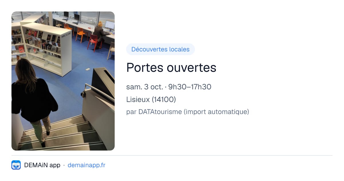Portes ouvertes — Lisieux