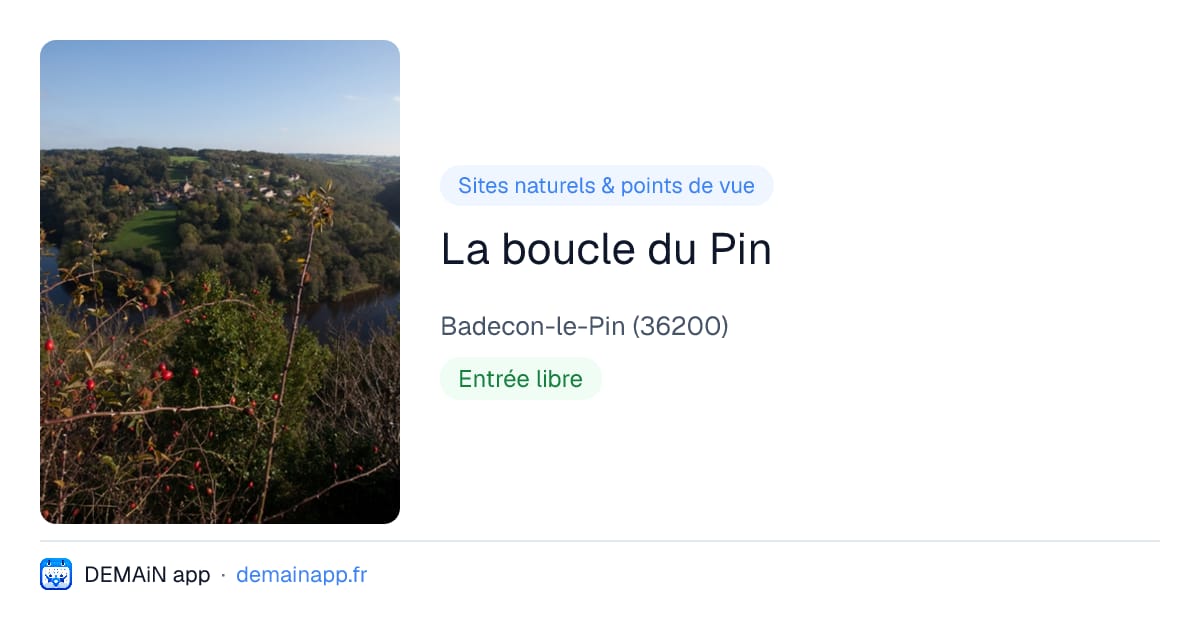 La boucle du Pin — Badecon-le-Pin