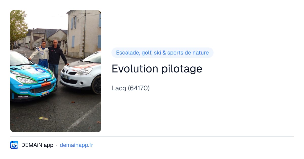 Evolution pilotage — Lacq