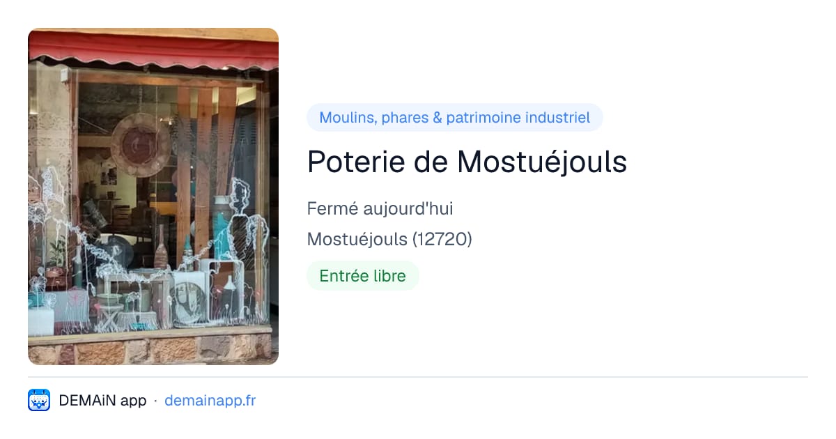 Poterie de Mostuéjouls — Mostuéjouls
