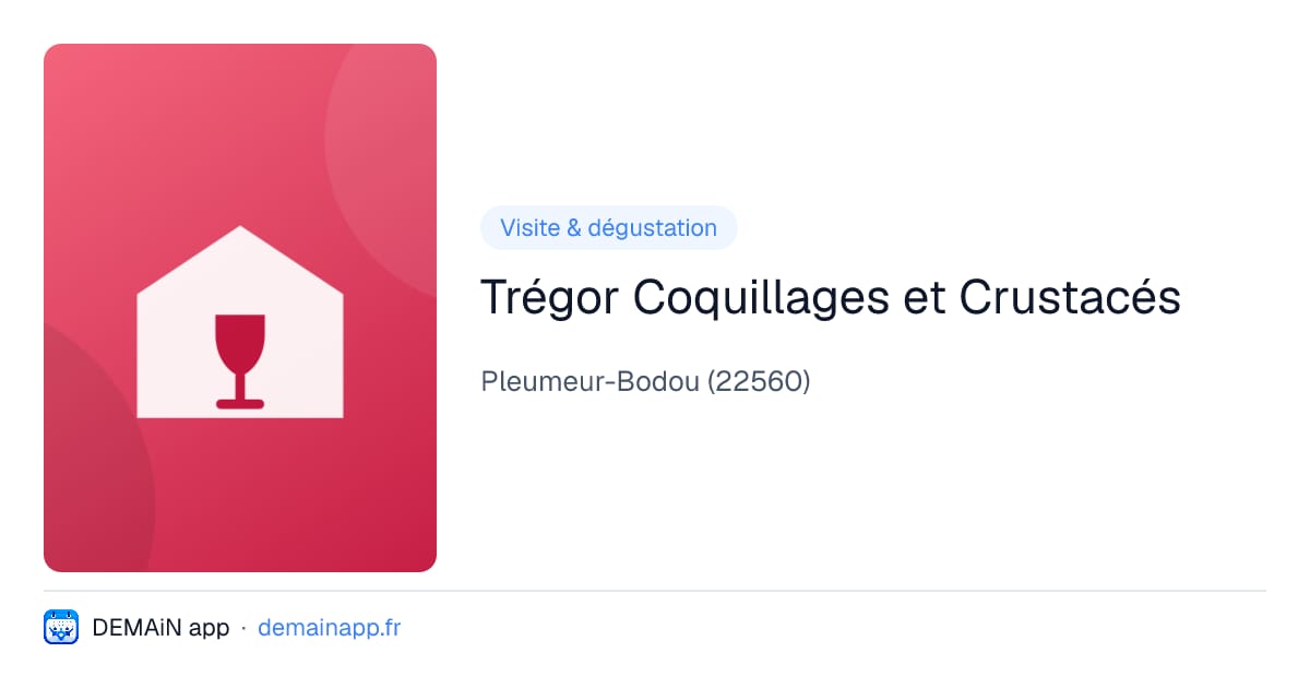 Trégor Coquillages et Crustacés — Pleumeur-Bodou