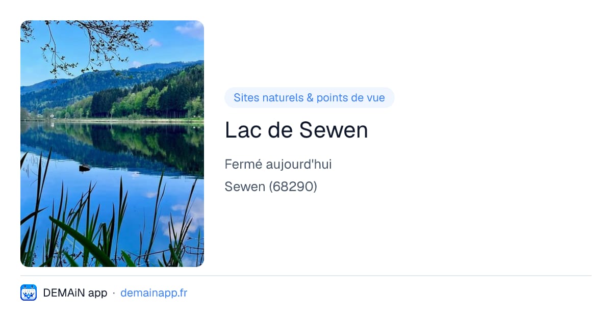 Lac de Sewen — Sewen