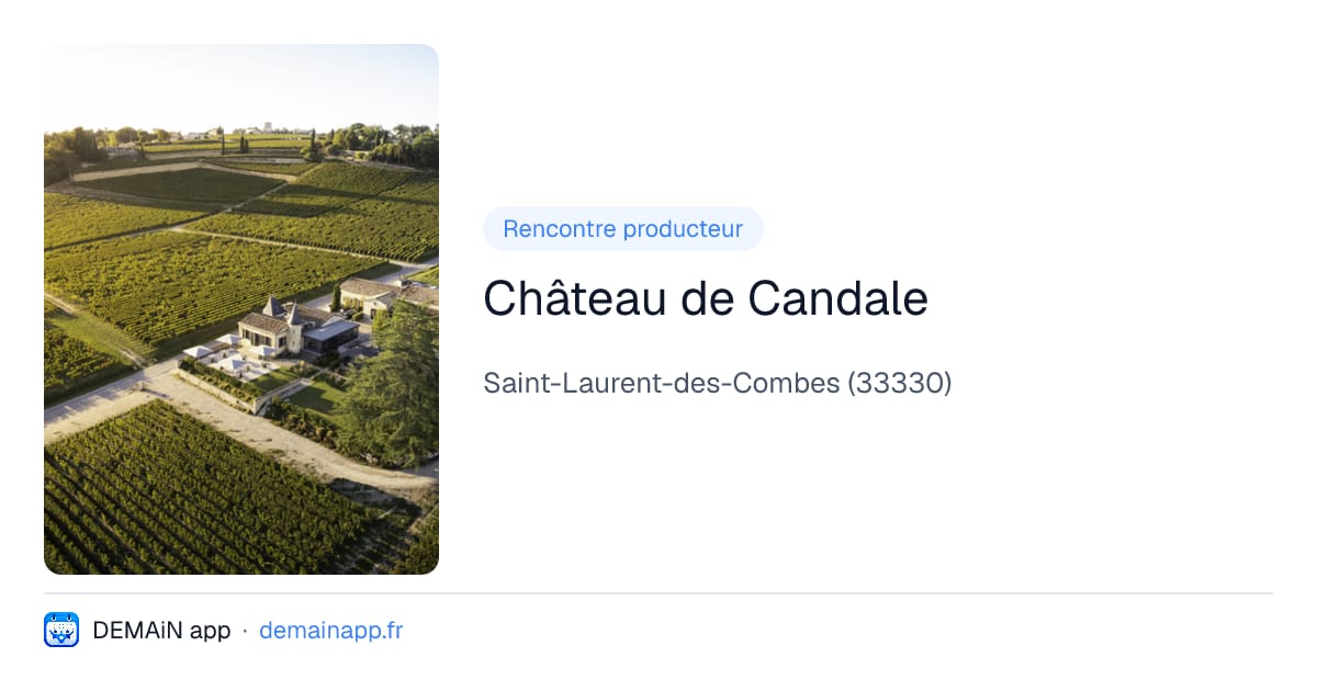 Château de Candale — Saint-Laurent-des-Combes
