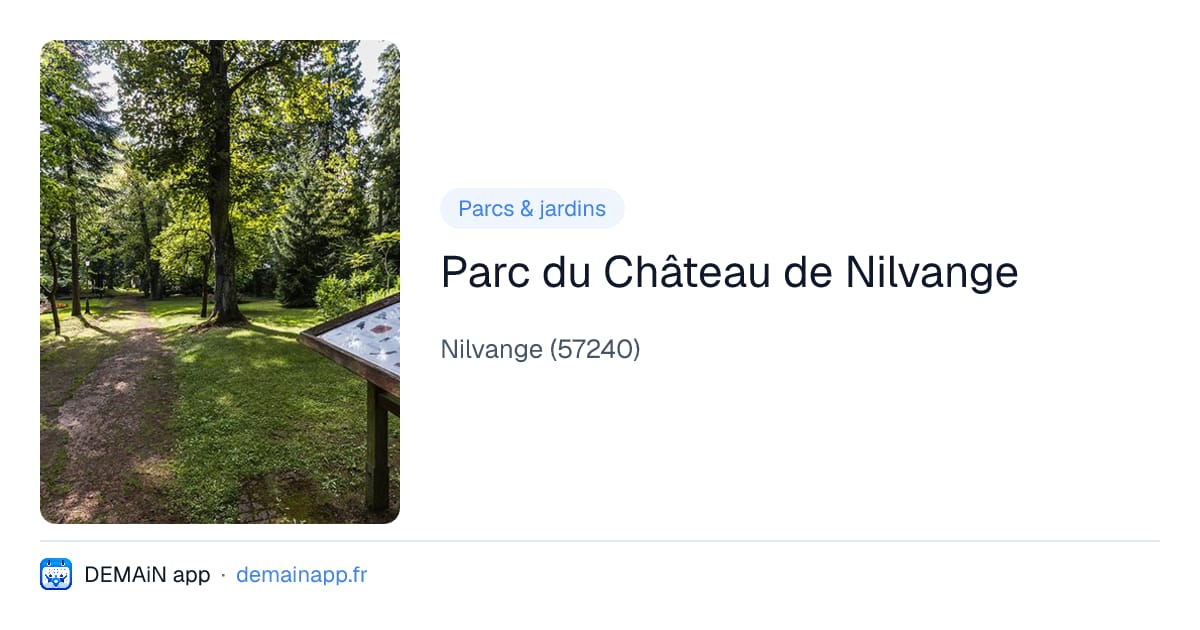 Parc du Château de Nilvange — Nilvange