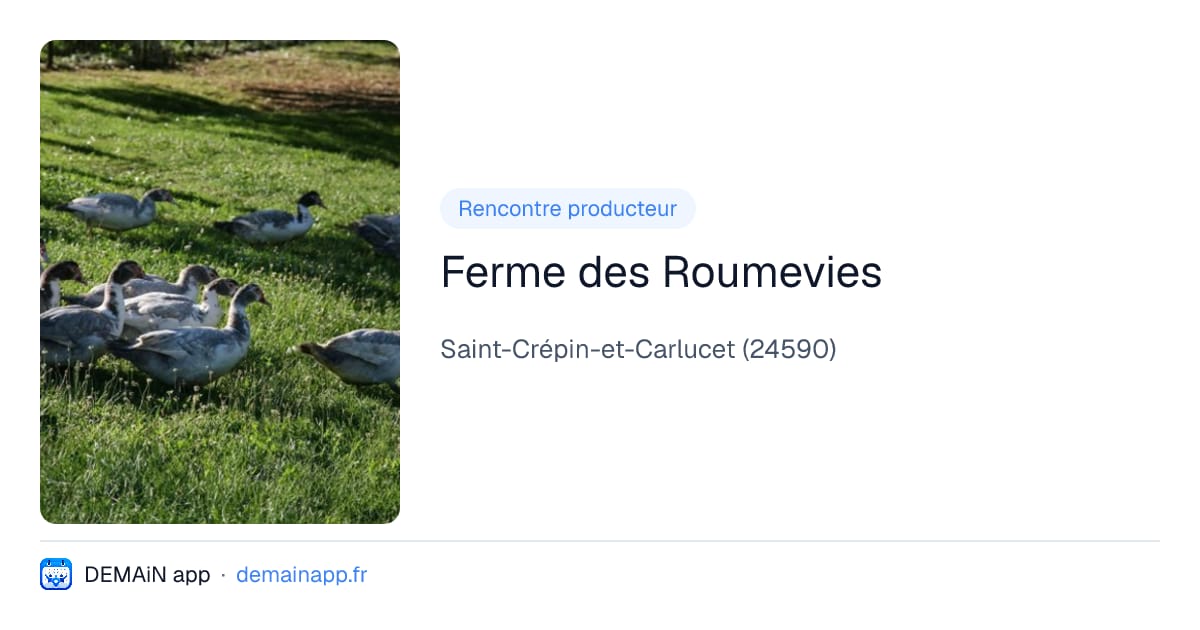 Ferme des Roumevies — Saint-Crépin-et-Carlucet