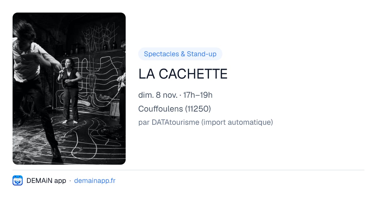 LA CACHETTE — Couffoulens