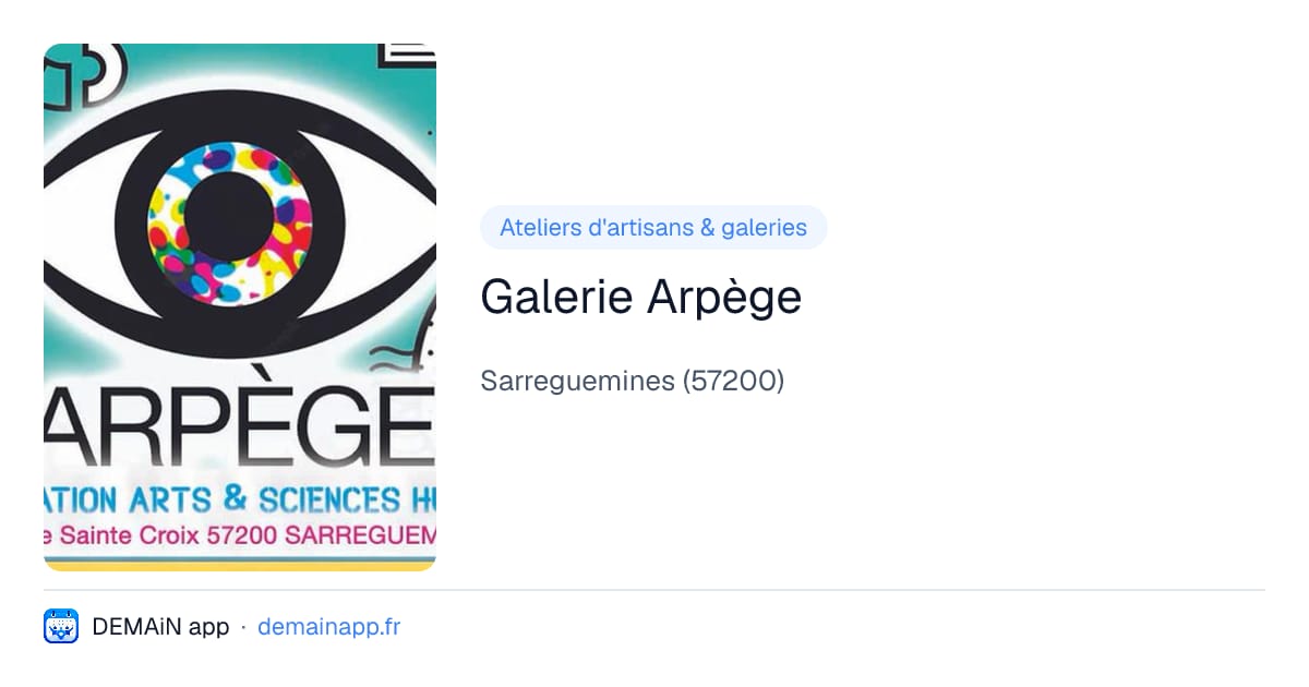 Galerie Arpège — Sarreguemines
