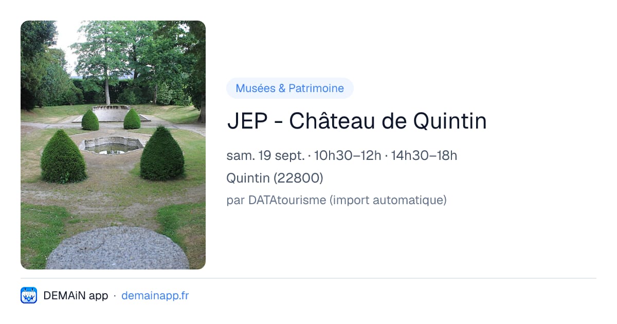 JEP - Château de Quintin — Quintin
