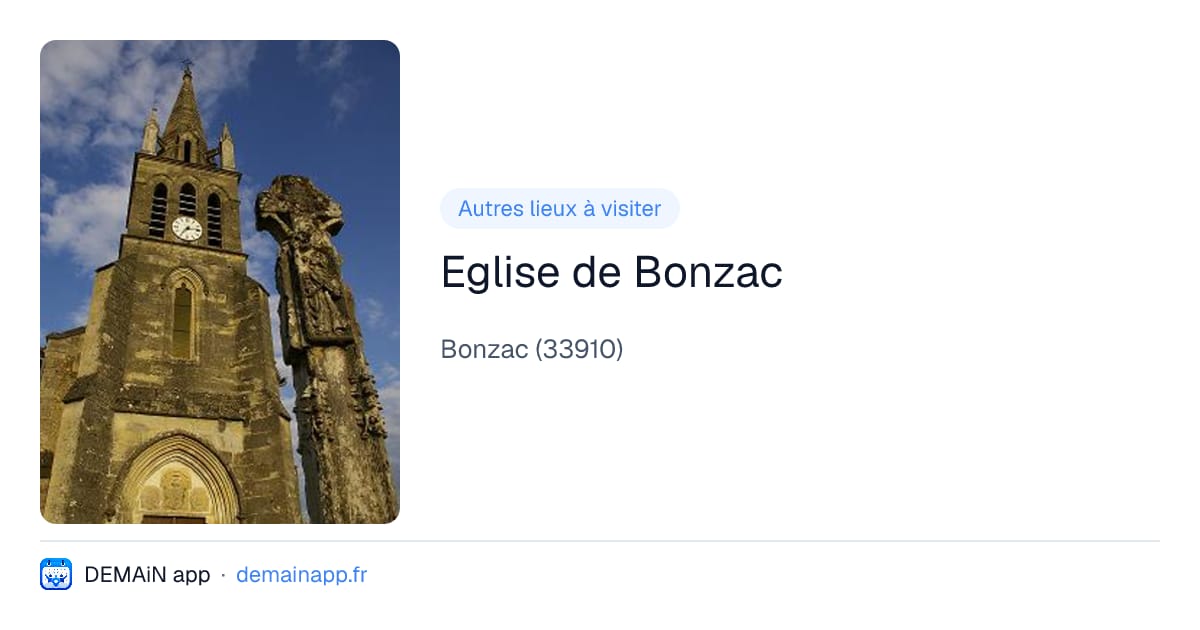 Eglise de Bonzac — Bonzac