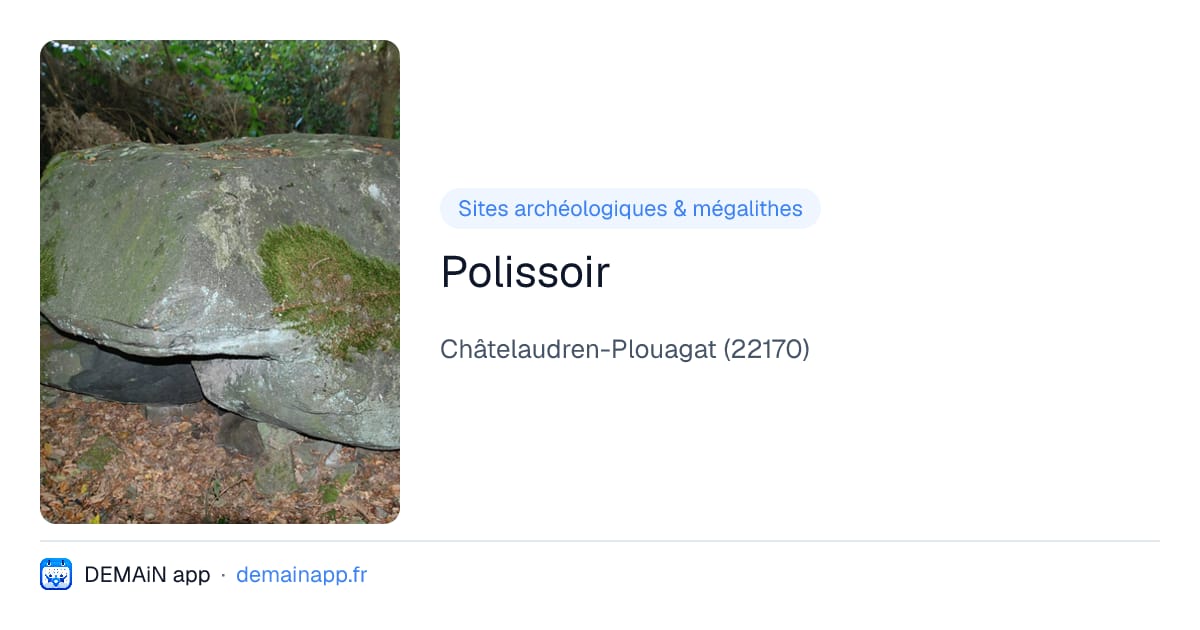 Polissoir — Châtelaudren-Plouagat