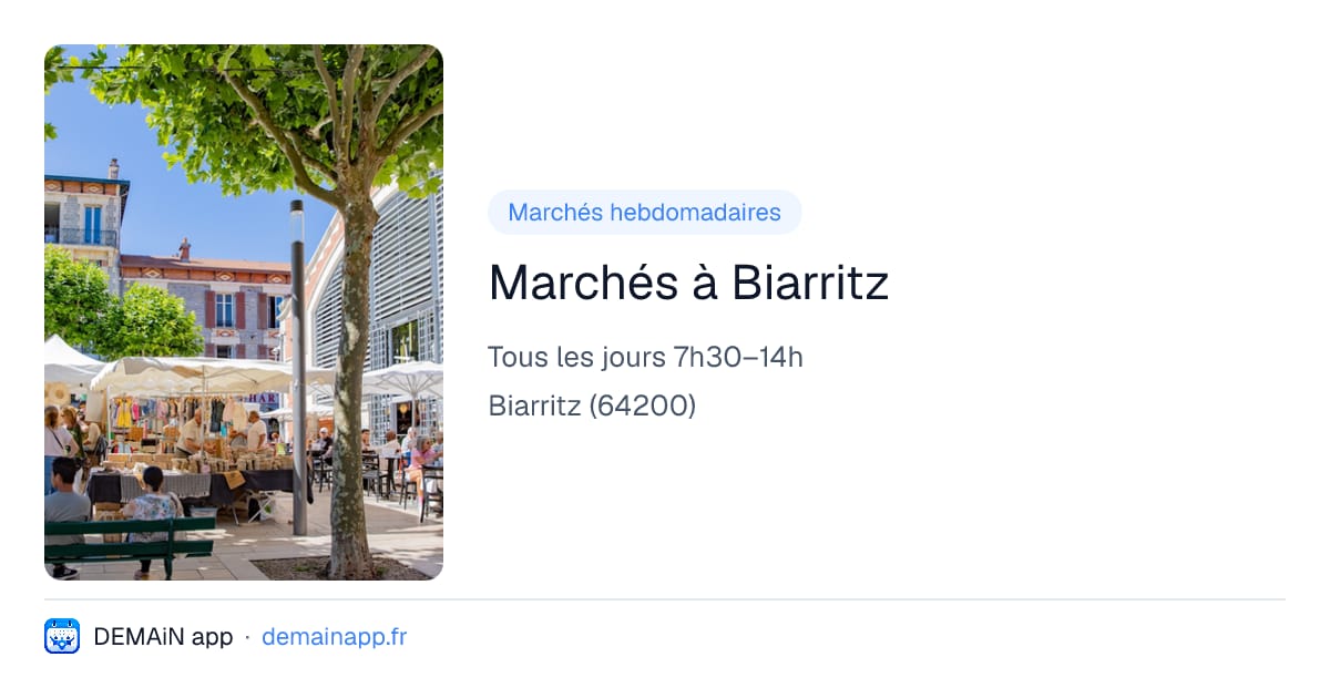 Marchés à Biarritz — Biarritz