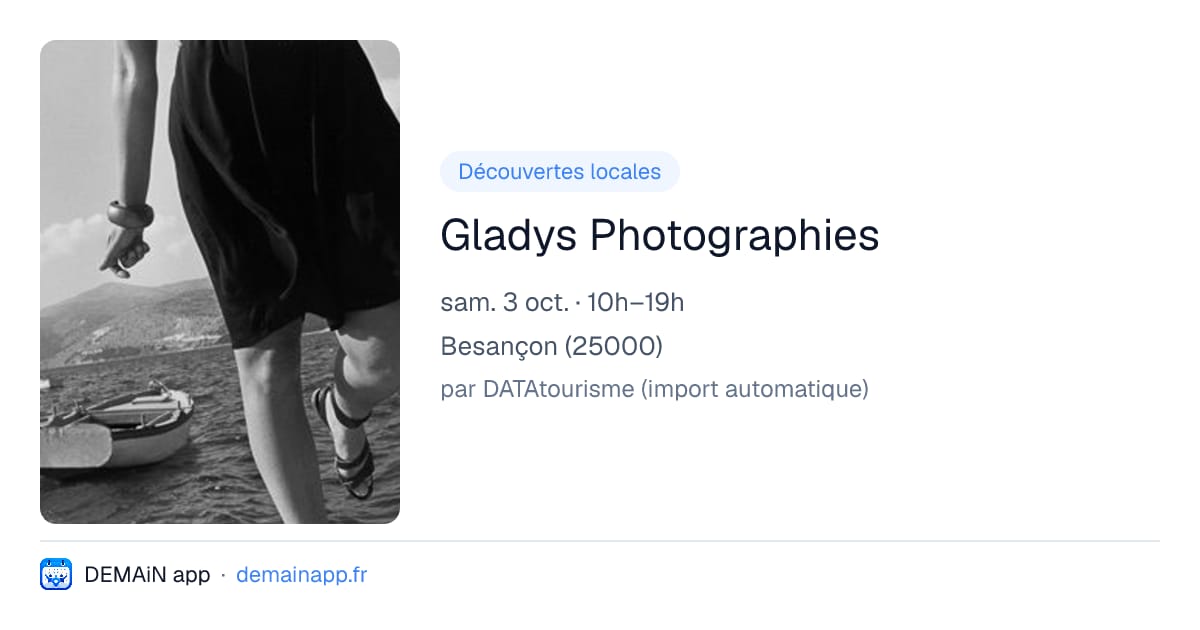 Gladys Photographies — Besançon