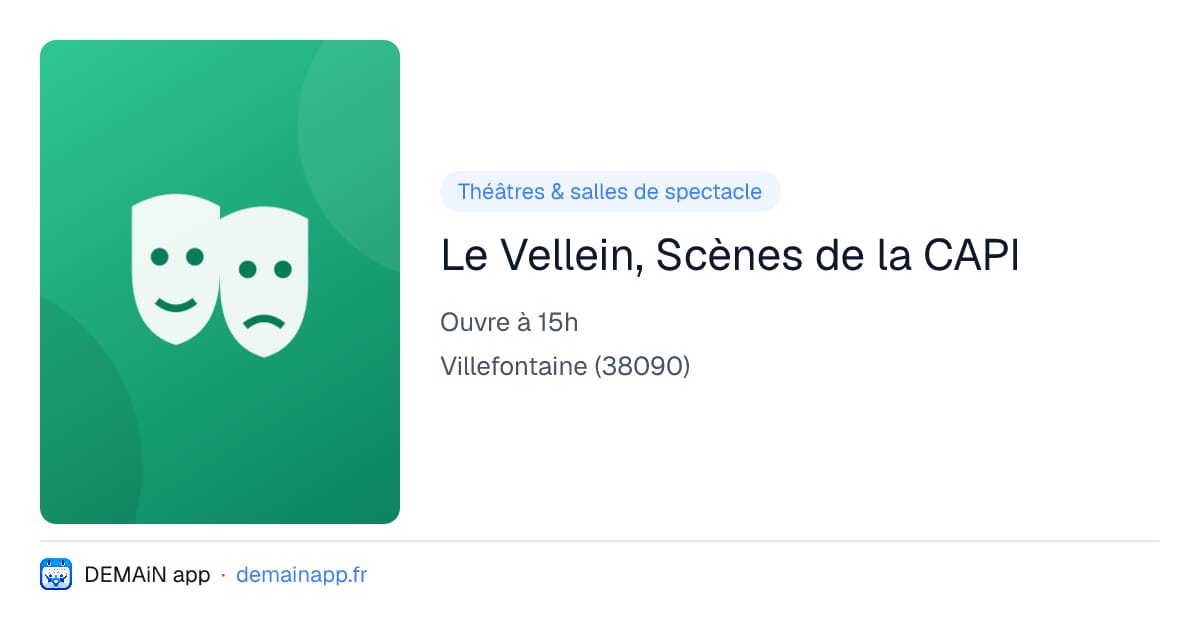 Le Vellein, Scènes de la CAPI — Villefontaine