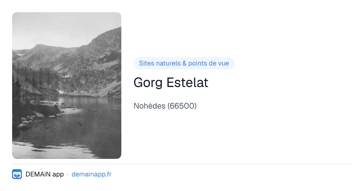 Gorg Estelat — Nohèdes