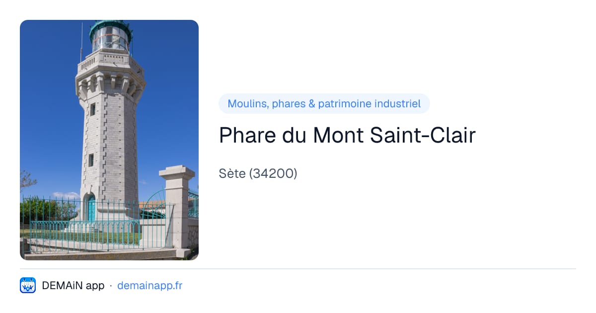 Phare du Mont Saint-Clair — Sète