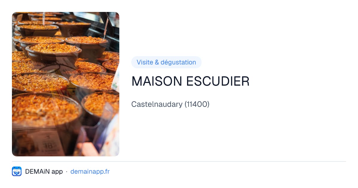MAISON ESCUDIER — Castelnaudary