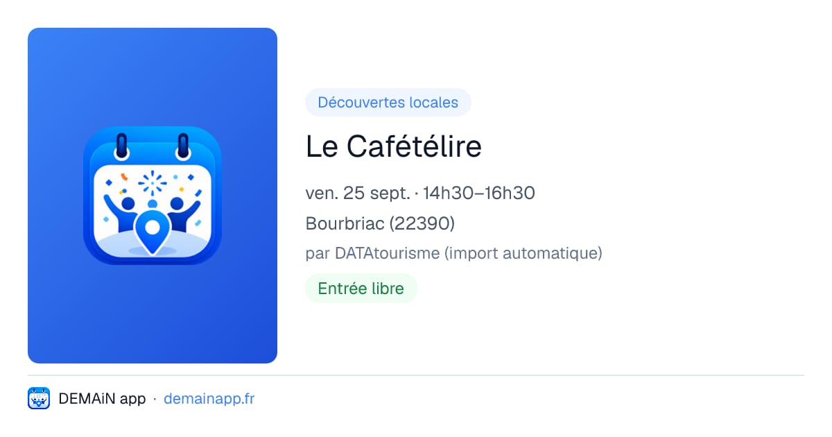 Le Cafétélire — Bourbriac
