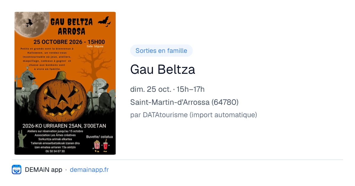 Gau Beltza — Saint-Martin-d'Arrossa
