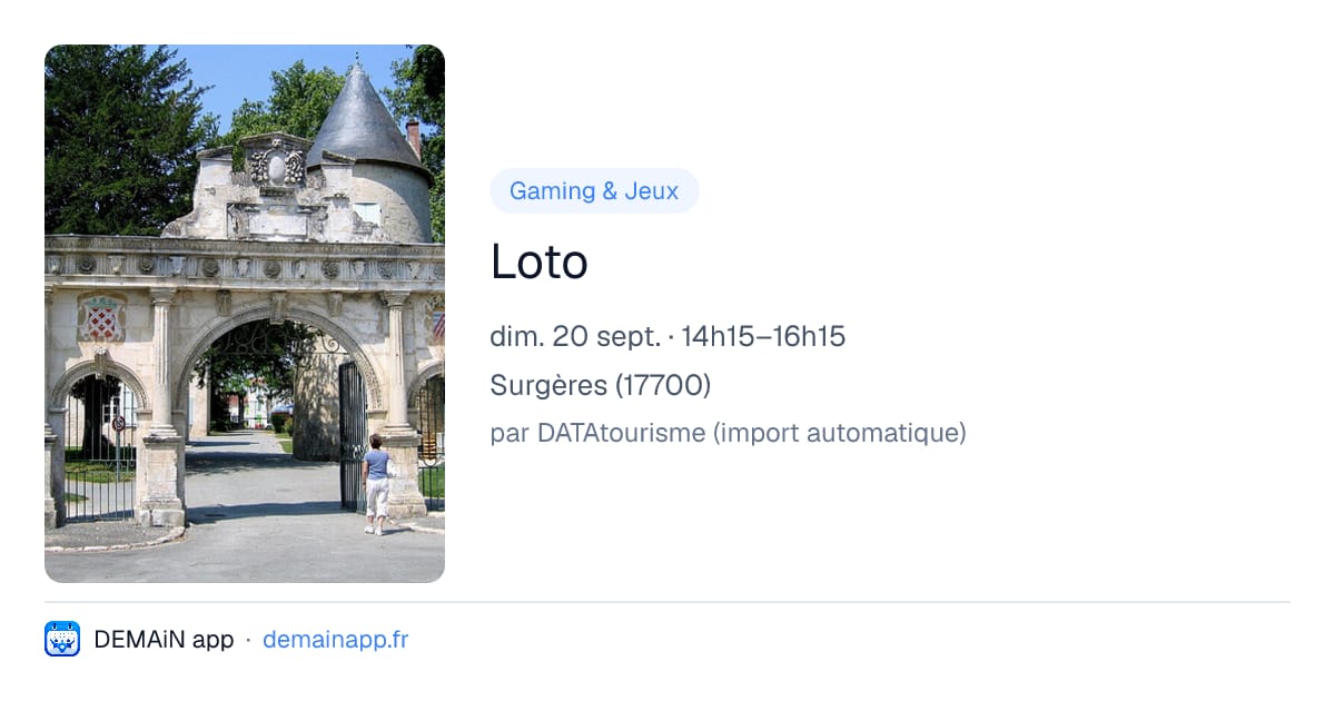 Loto — Surgères