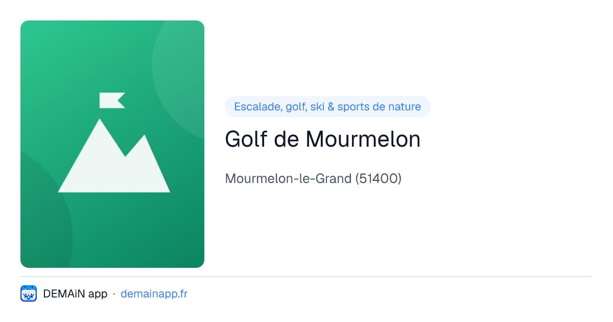 Golf de Mourmelon — Mourmelon-le-Grand