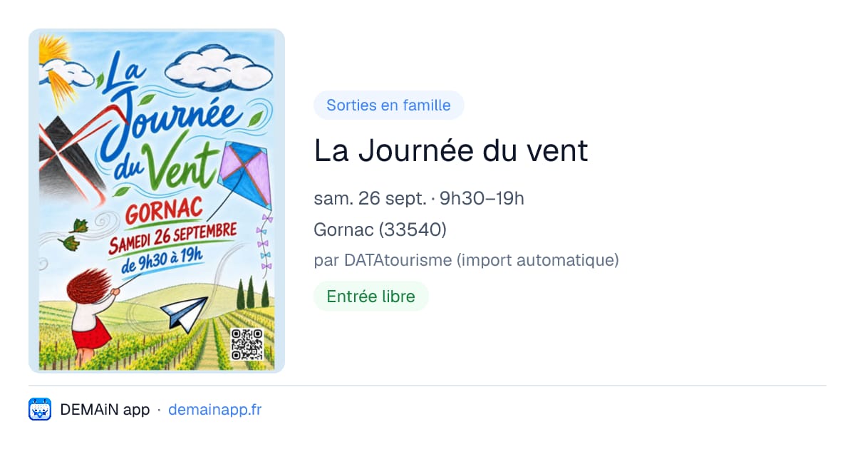 La Journée du vent — Gornac