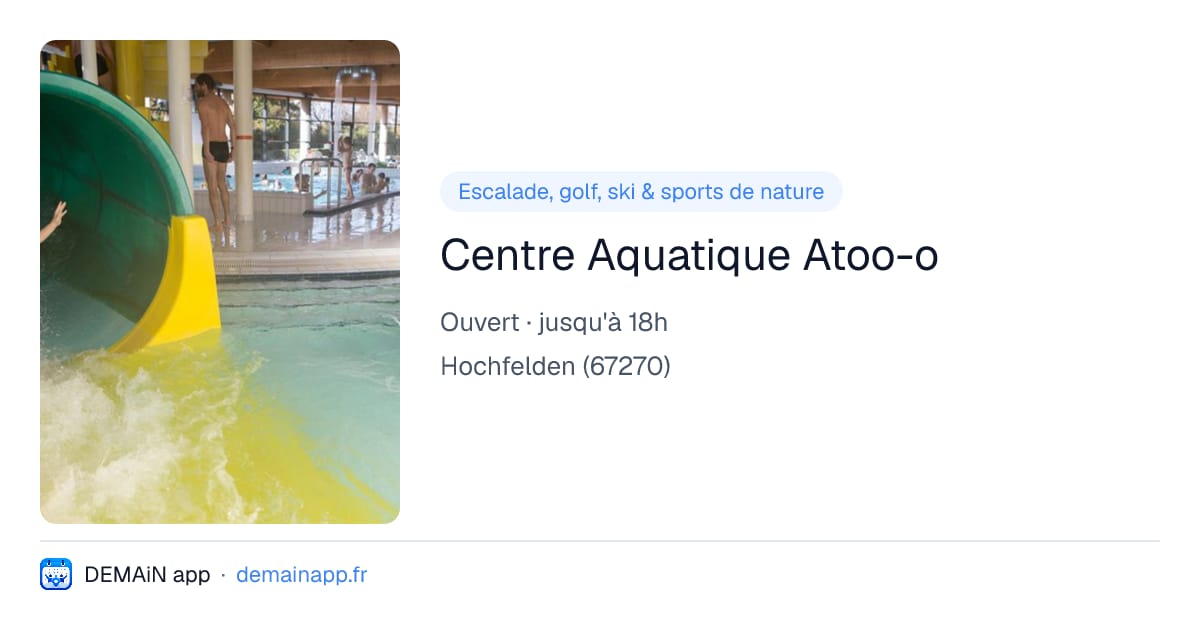 Centre Aquatique Atoo-o — Hochfelden