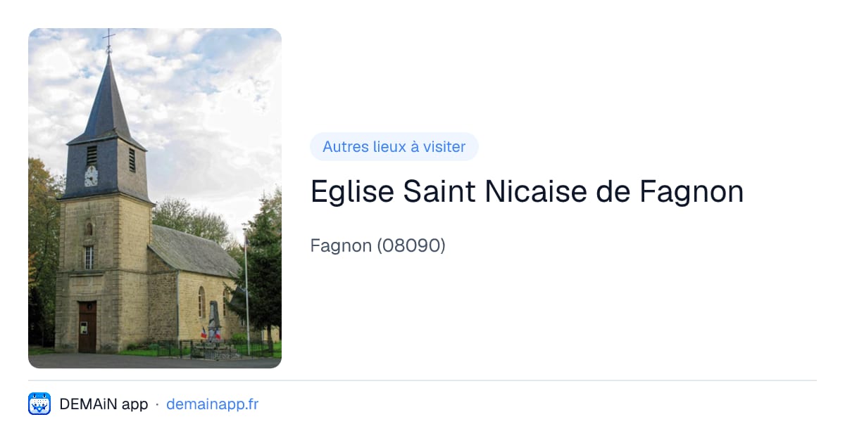 Eglise Saint Nicaise de Fagnon — Fagnon