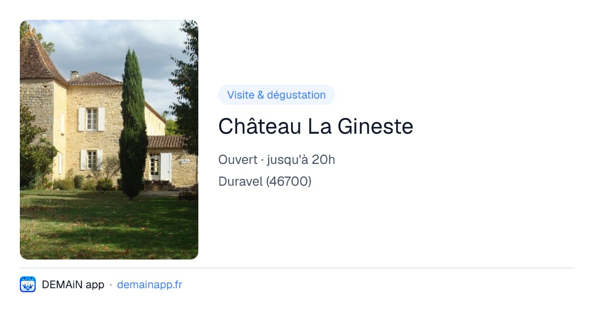 Château La Gineste — Duravel