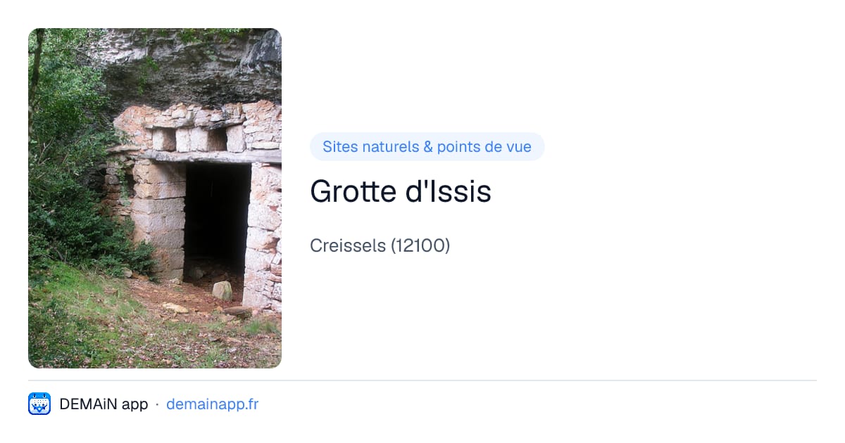 Grotte d'Issis — Creissels