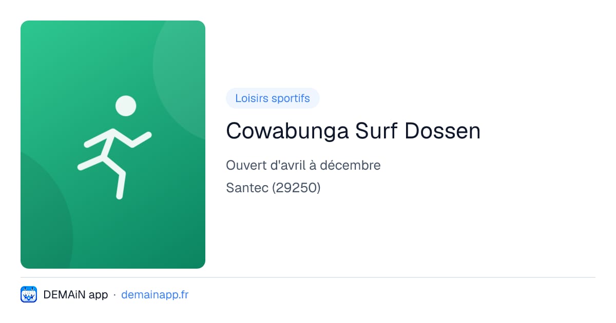 Cowabunga Surf Dossen — Santec