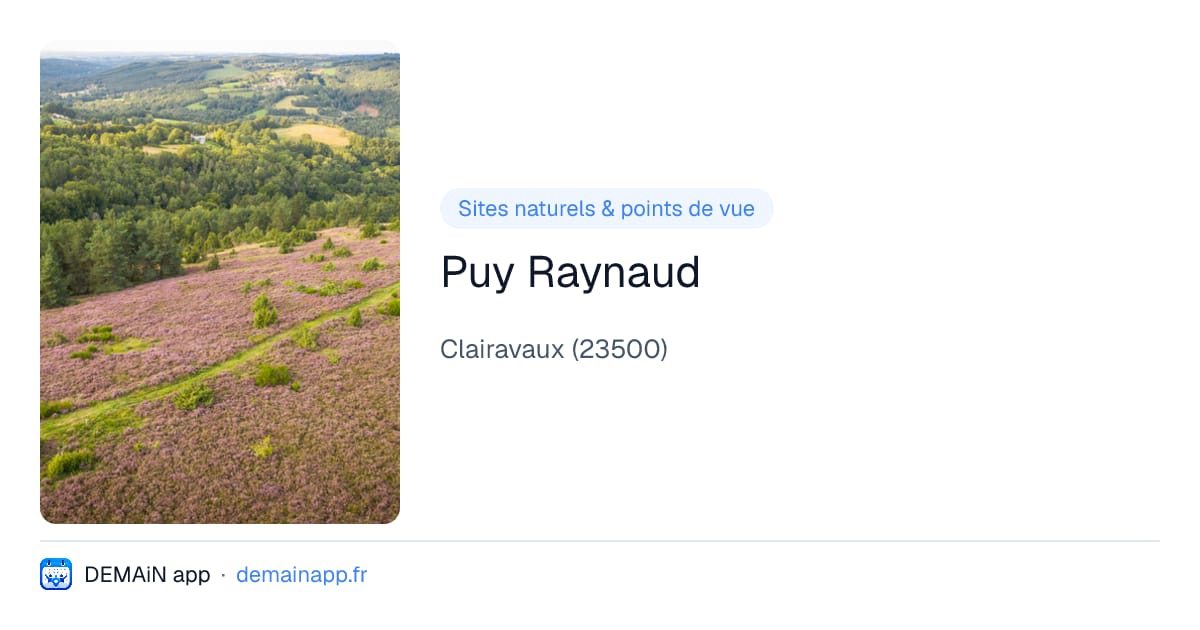 Puy Raynaud — Clairavaux