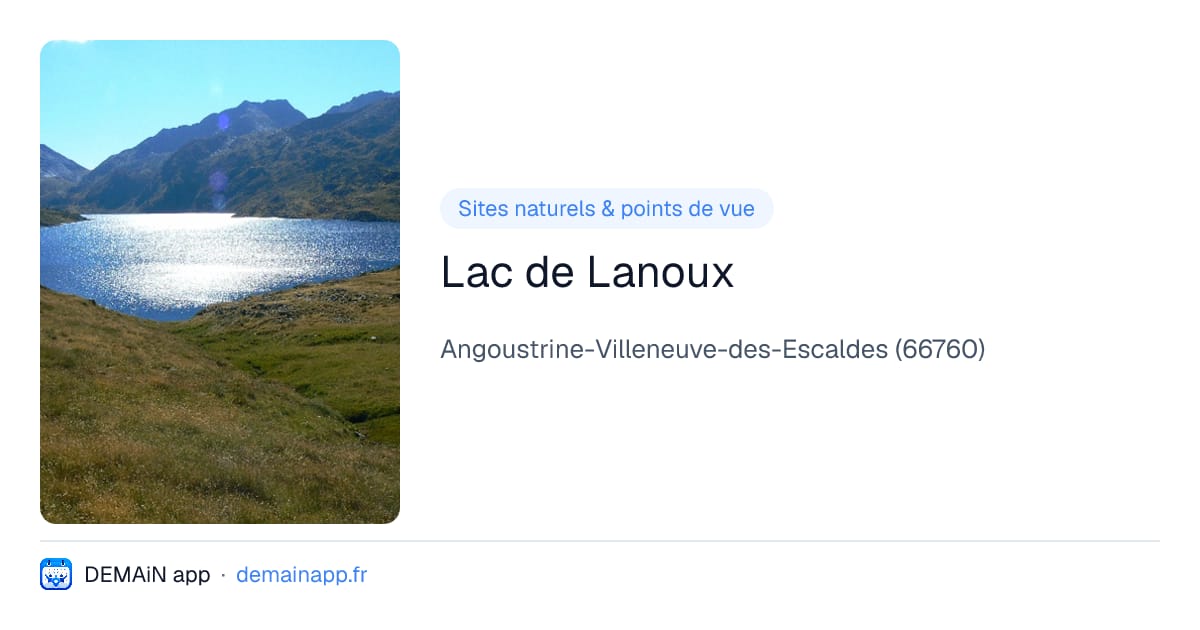 Lac de Lanoux — Angoustrine-Villeneuve-des-Escaldes