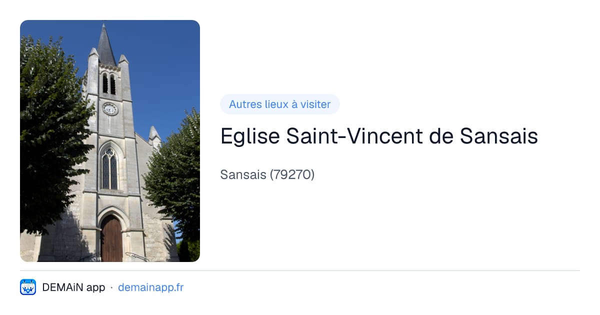 Eglise Saint-Vincent de Sansais — Sansais