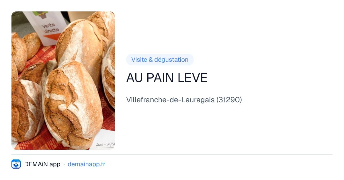 AU PAIN LEVE — Villefranche-de-Lauragais