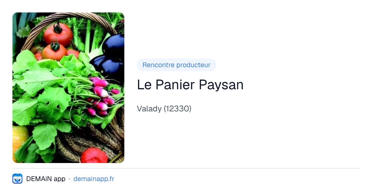 Le Panier Paysan — Valady