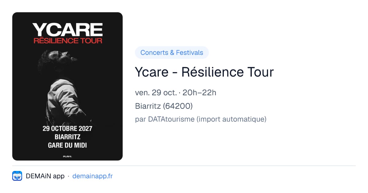 Ycare - Résilience Tour — Biarritz