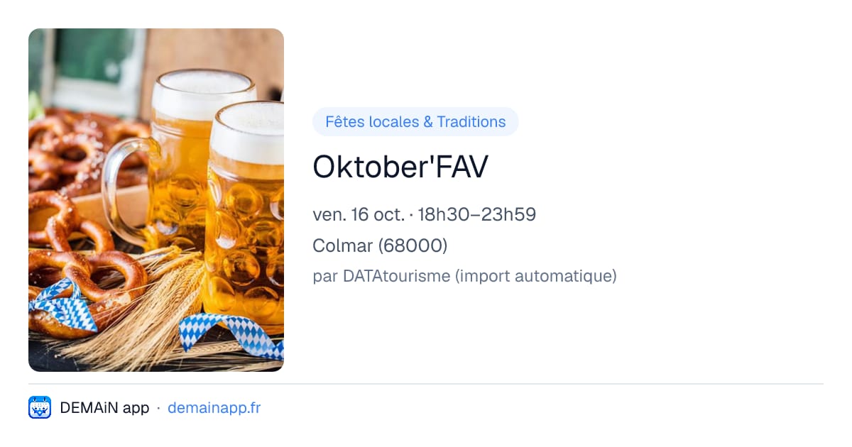 Oktober'FAV — Colmar