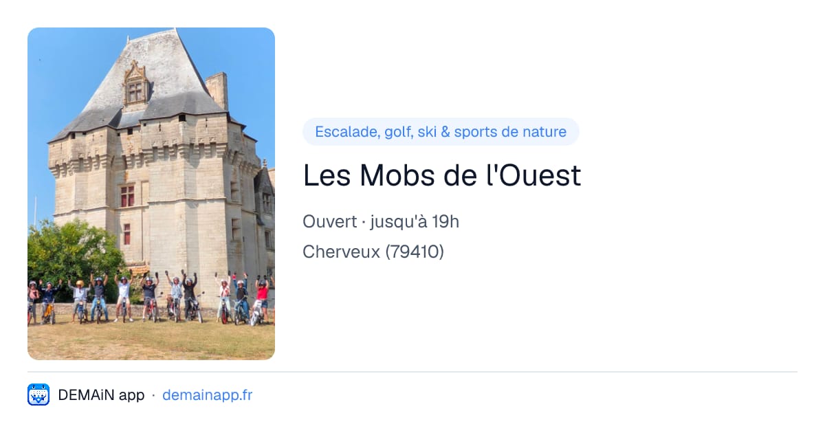Les Mobs de l'Ouest — Cherveux