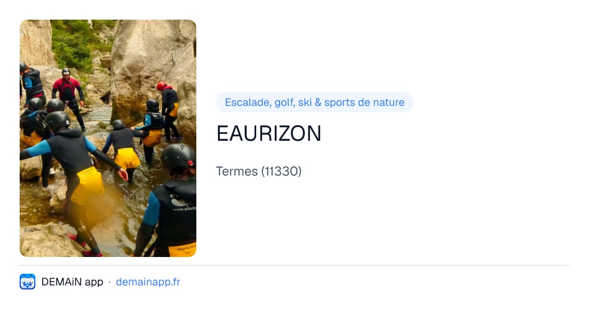 EAURIZON — Termes